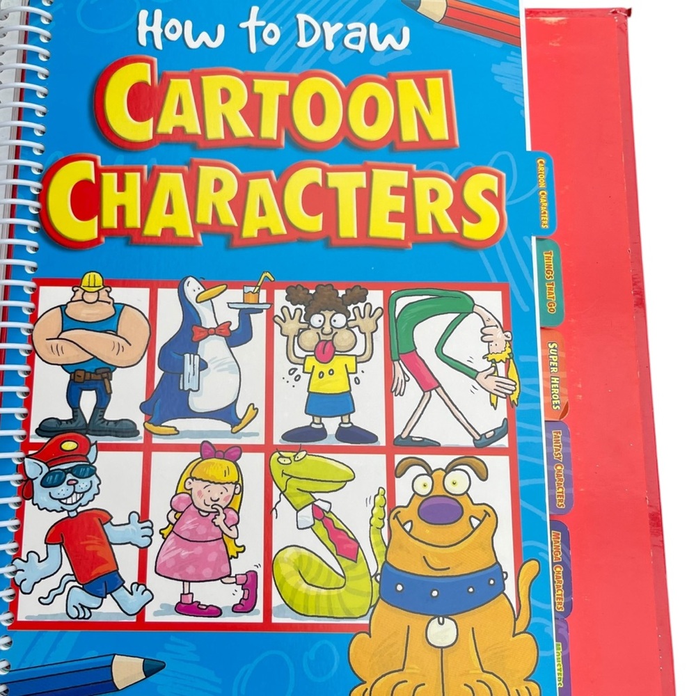 Top That Kids 501 Things to Draw Easy Step By Step Instructions Hardcover Coil - Picture 7 of 12